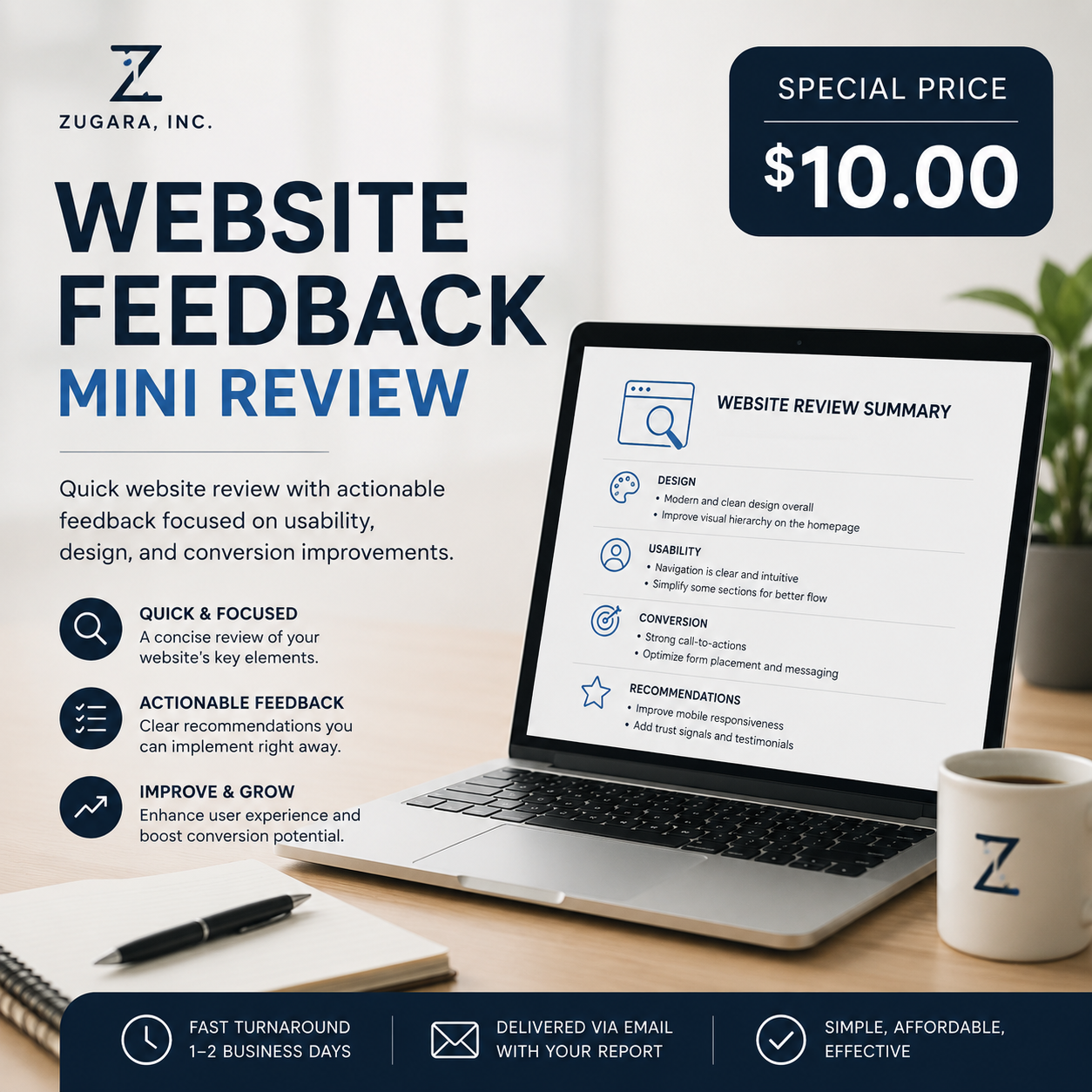 Website Feedback Mini Review